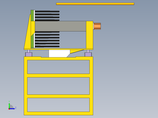 取茧机模型左视缩略图