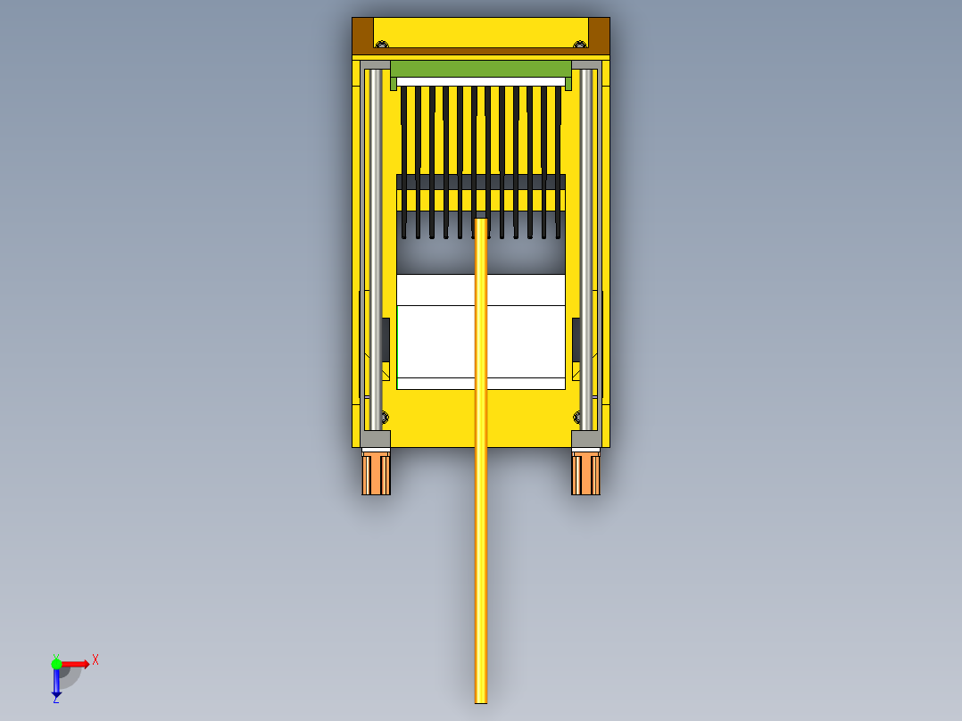 取茧机模型俯视图
