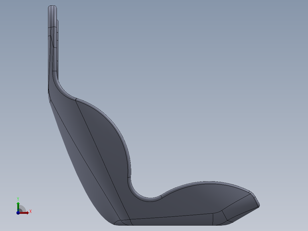 赛车座椅seat-168-sw前视图