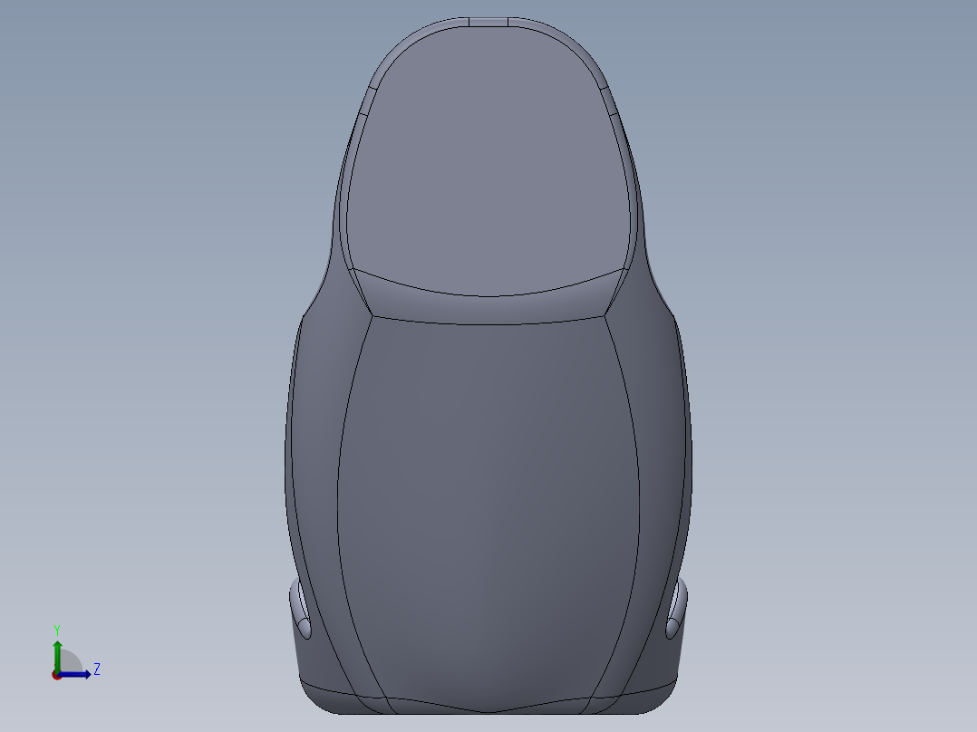 赛车座椅seat-168-sw左视图