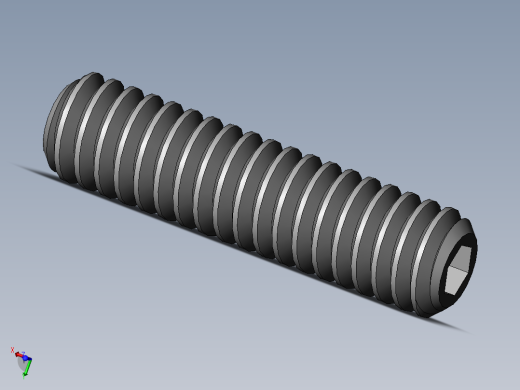 DIN 913-ISO 4026 固定螺钉-M2 L=8.SLDPRT