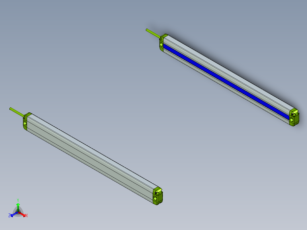 安全_区域传感器H2TLP2810_3D正等轴测图