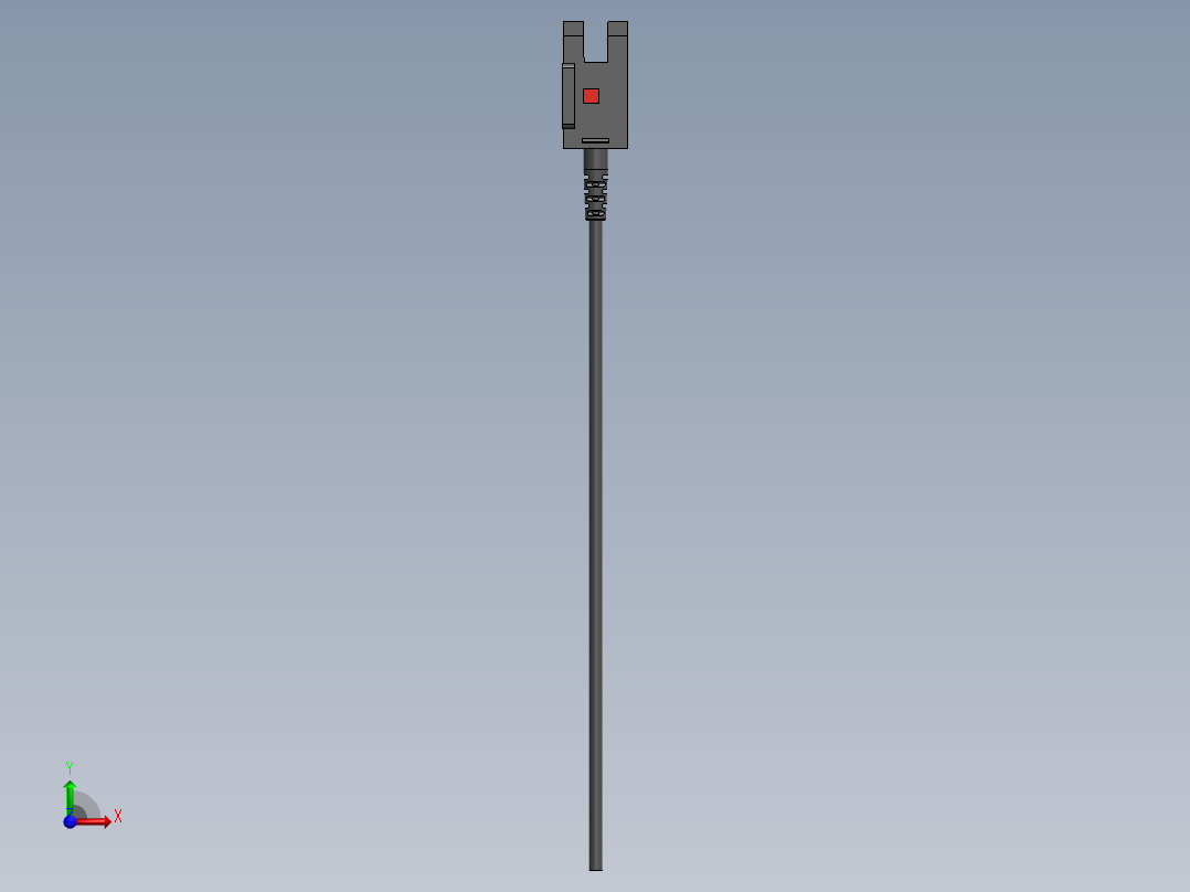 欧姆龙6系槽型光电（常用）导线引出型2M-EE-SX676-WR前视图