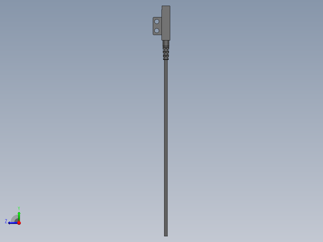 欧姆龙6系槽型光电（常用）导线引出型2M-EE-SX676-WR右视图