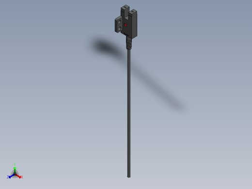 欧姆龙6系槽型光电（常用）导线引出型2M-EE-SX676-WR正等轴测缩略图