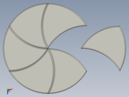 拼装茶几桌子俯视缩略图