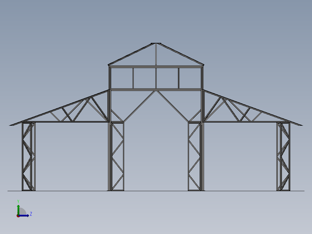 金属结构左视图