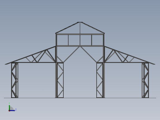 金属结构左视缩略图