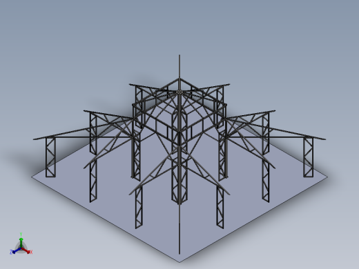 金属结构正等轴测缩略图