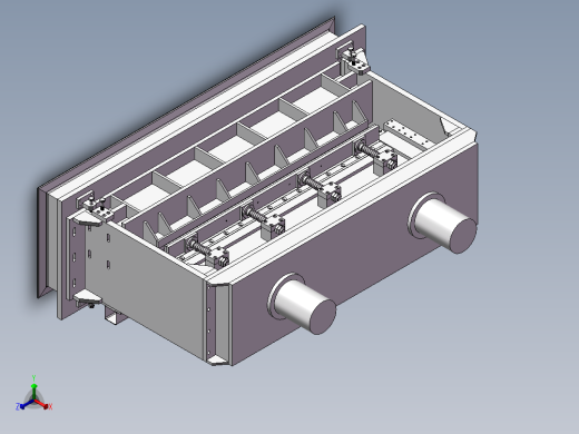 双杠液压剪板机剪板装置设计含三维CAD说明书1261945正等轴测缩略图