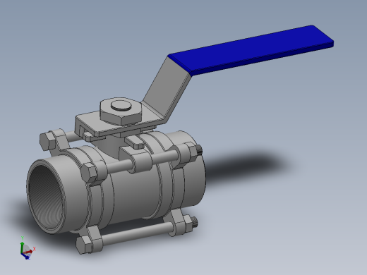 三片式内螺纹球阀-316 DN15-DN80