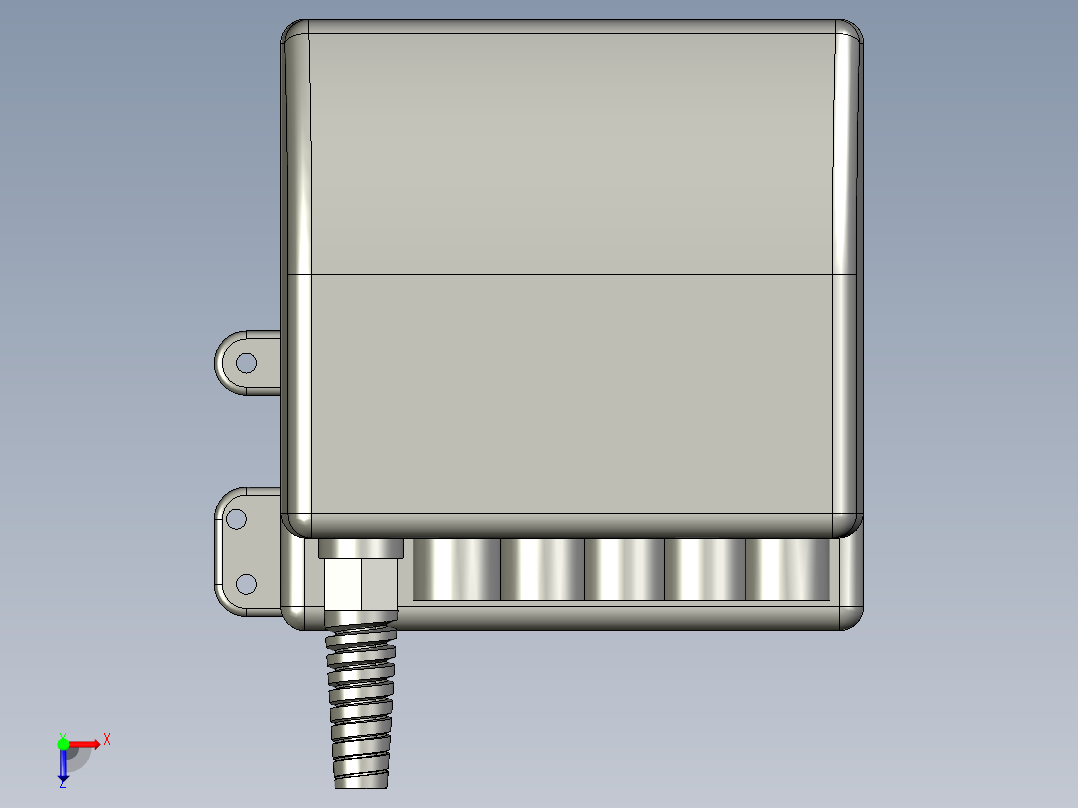 上银线性制动器STEP_LAK4俯视图
