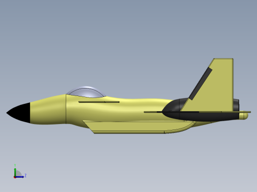 飞机左视缩略图
