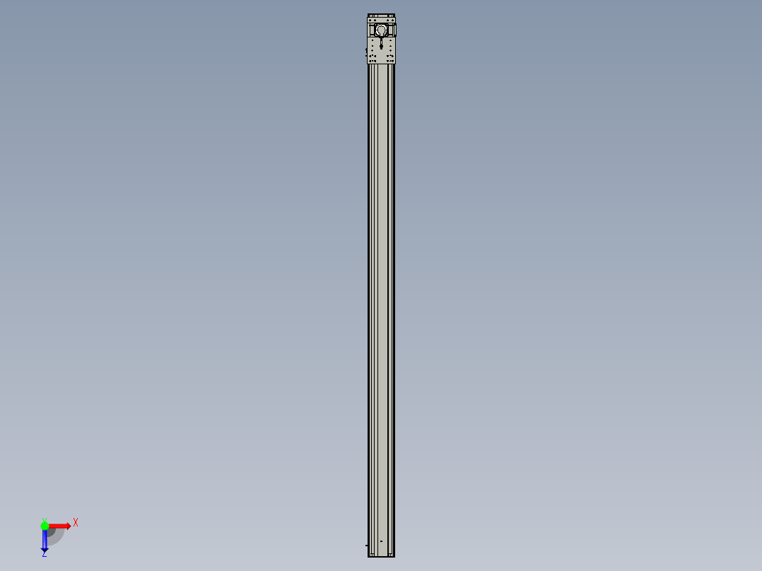 东锦齿条传动DH175G-L167-S3200-BU-减速机+750W.STEP俯视图