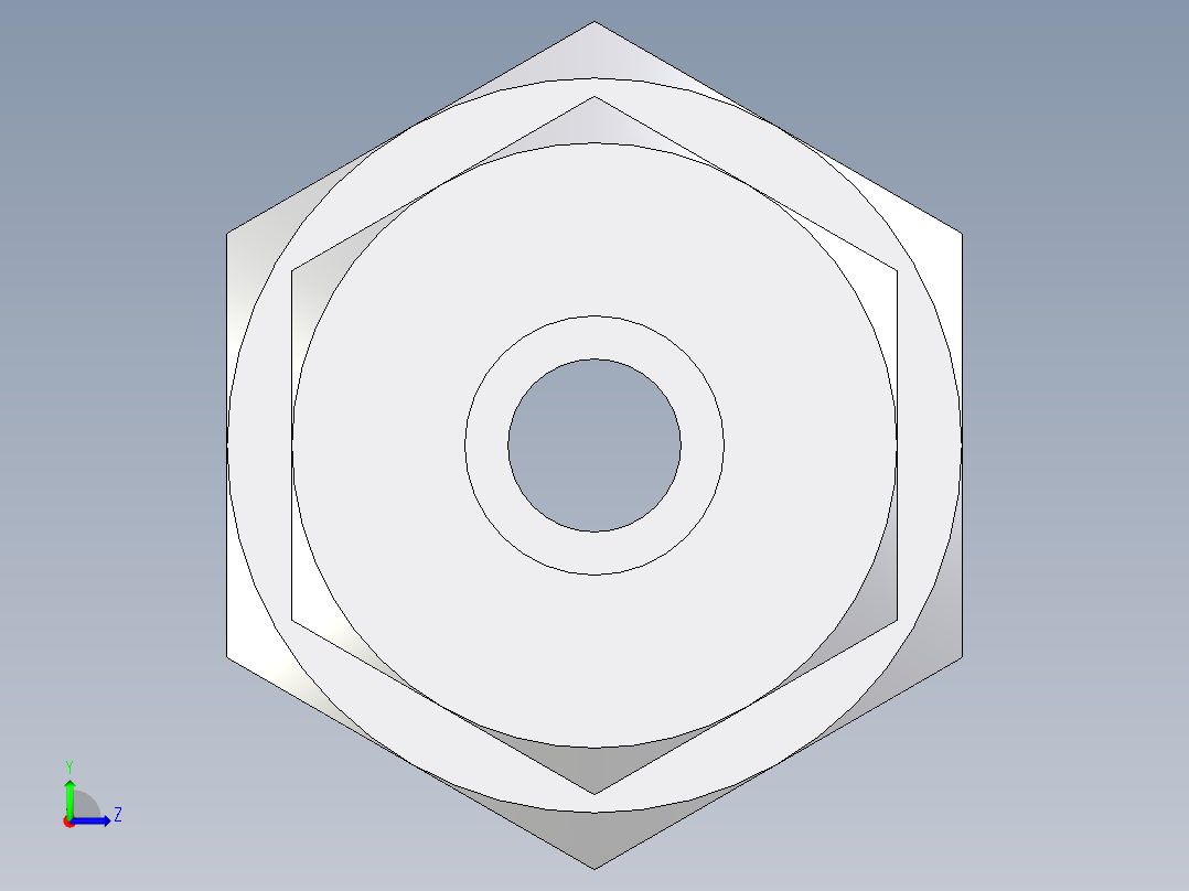 卡套式工业通用硬管接头EO_Bulkhead_union_SV06ZLCF左视图