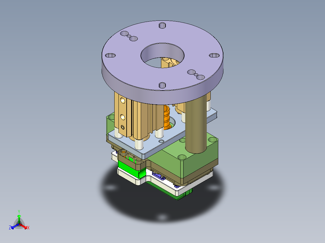 X3-B-CNC5-笔记本CNC工装夹具三维模型1008主视图