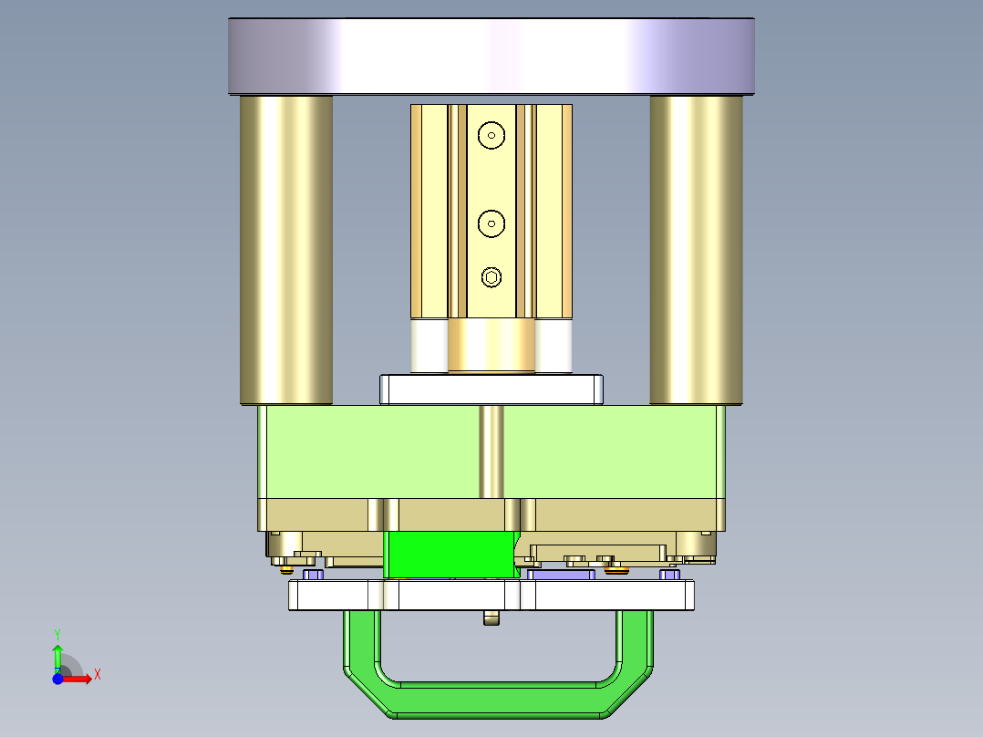 X3-B-CNC5-笔记本CNC工装夹具三维模型1008前视图
