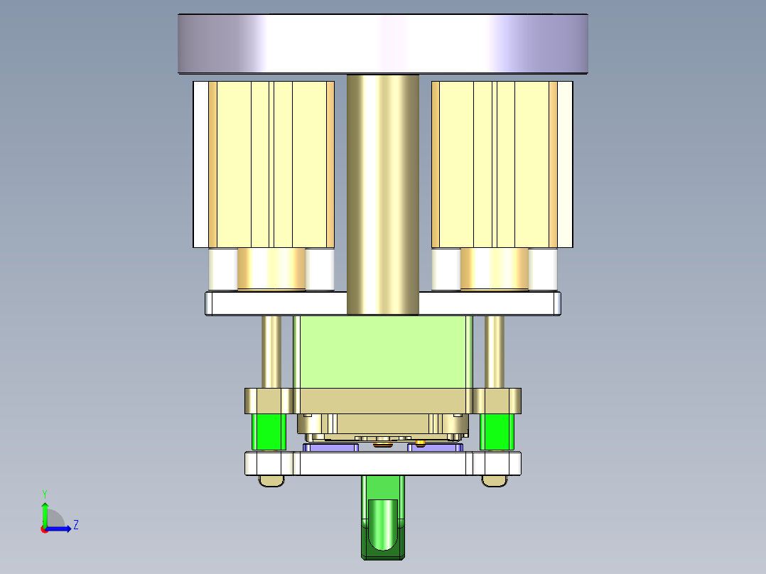 X3-B-CNC5-笔记本CNC工装夹具三维模型1008左视图