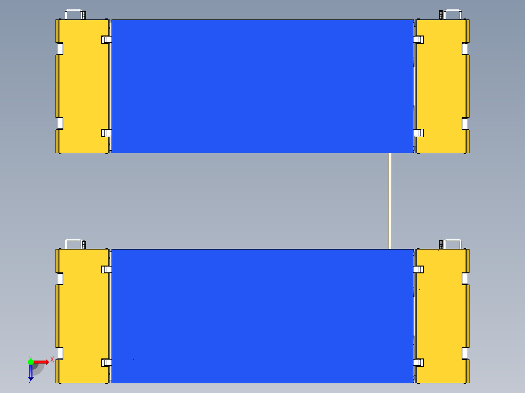 剪式汽车举升机模型设计俯视图