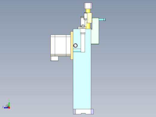 凸轮上下分料机构右视缩略图