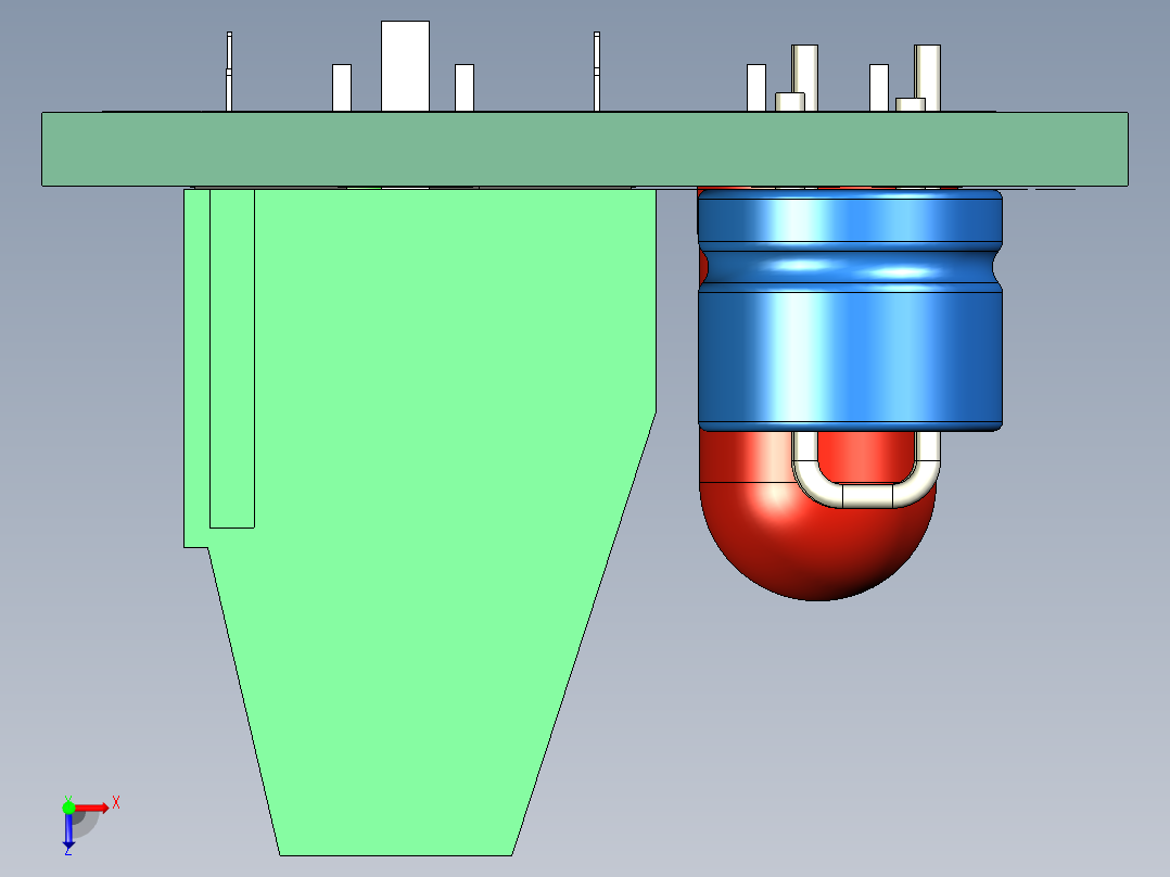 NE555-稳定俯视图