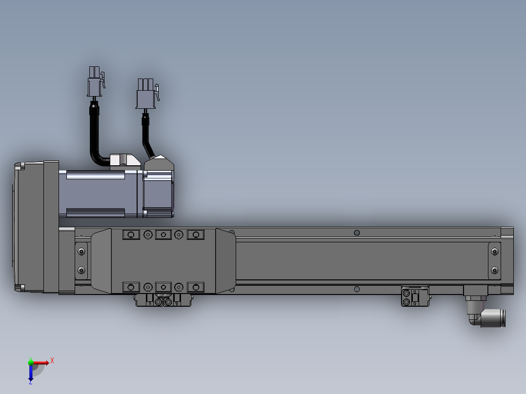铆钉伺服压入机-压力传感器-自动入料俯视图