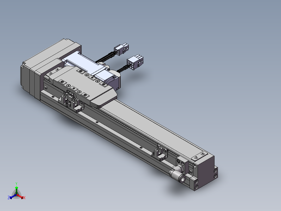 铆钉伺服压入机-压力传感器-自动入料正等轴测图