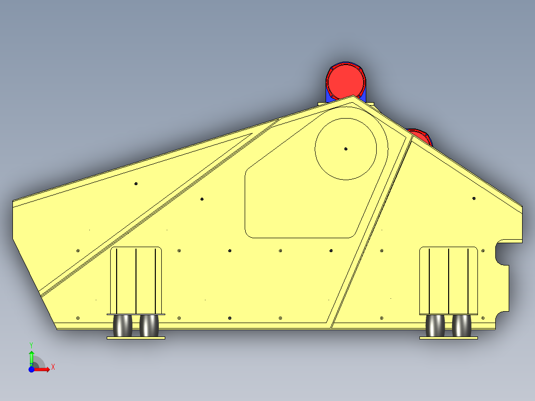 B2004765-双层振动筛前视图