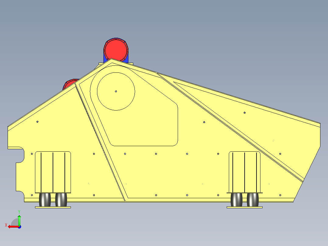 B2004765-双层振动筛后视图