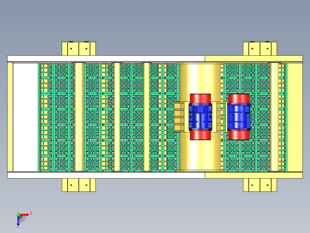 B2004765-双层振动筛俯视图