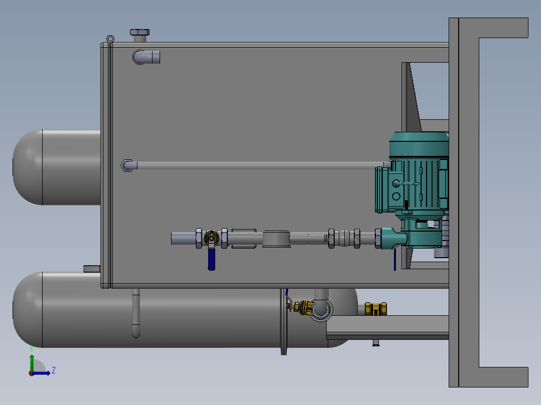 冷却油回收过滤系统 454755左视图
