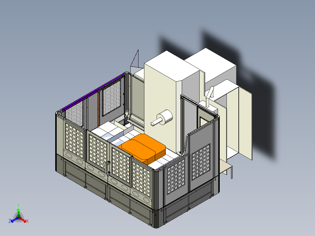 CNC BORVERK 带保护（盖）墙