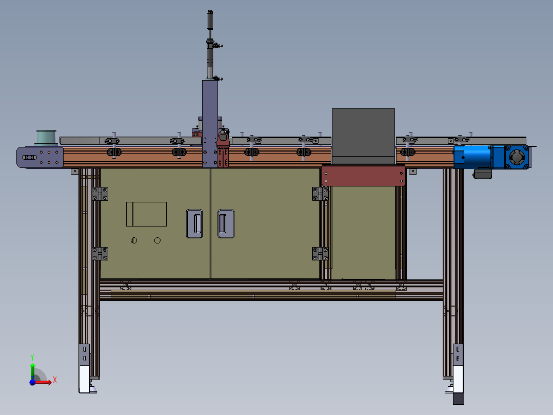 LXYC-BOSS上料退磁机前视图