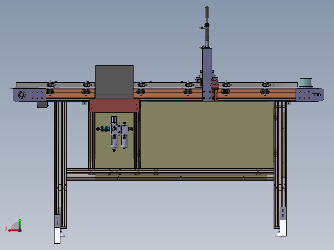 LXYC-BOSS上料退磁机后视图