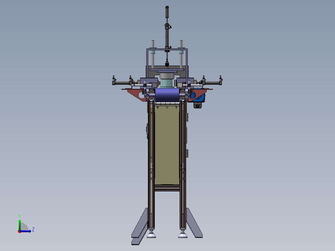 LXYC-BOSS上料退磁机左视图