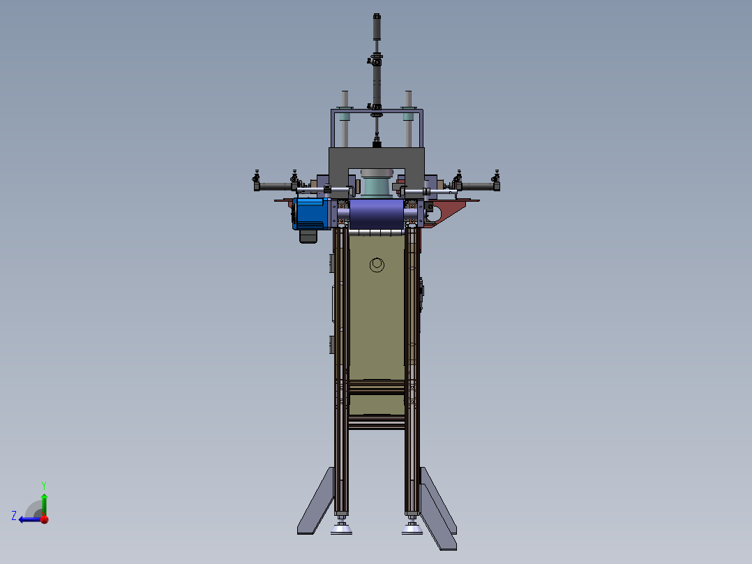 LXYC-BOSS上料退磁机右视图