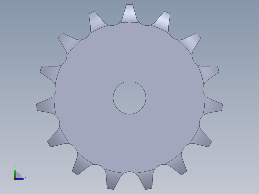 链轮SP40B15-N-12左视缩略图