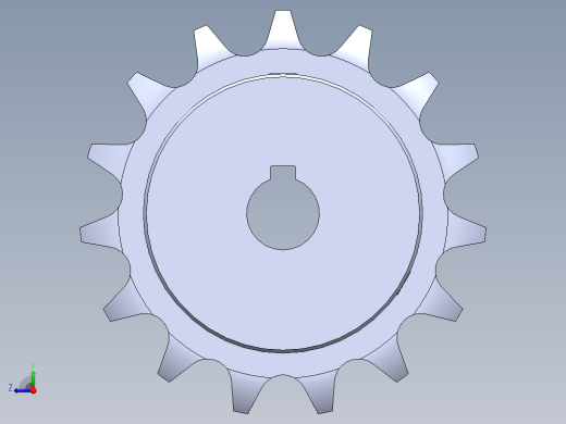 链轮SP40B15-N-12右视缩略图