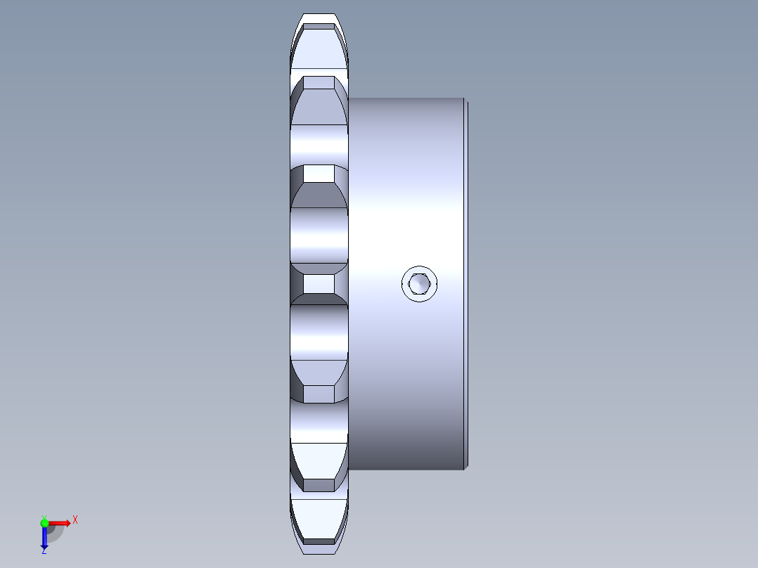 链轮SP40B15-N-12俯视图