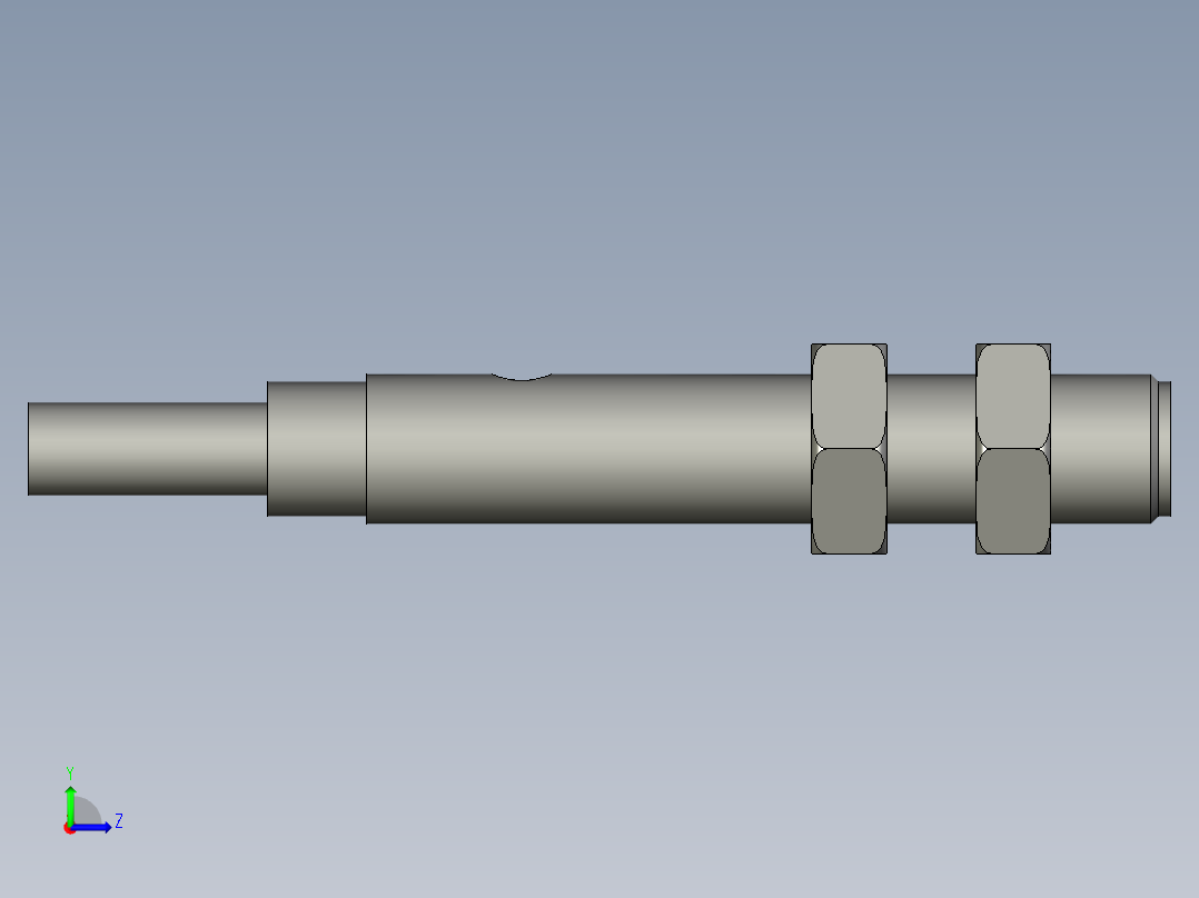 SC0501-NRIKO-圆管型接近开关-M5左视图