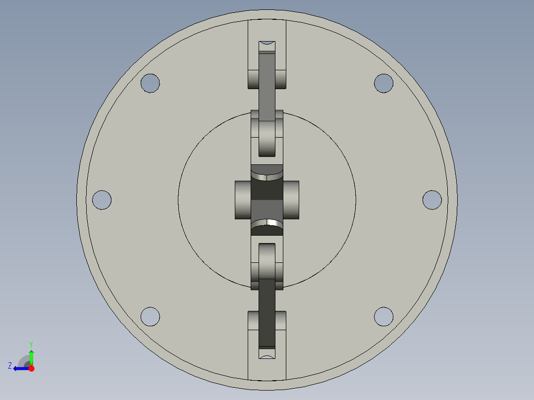 夹爪装配右视图