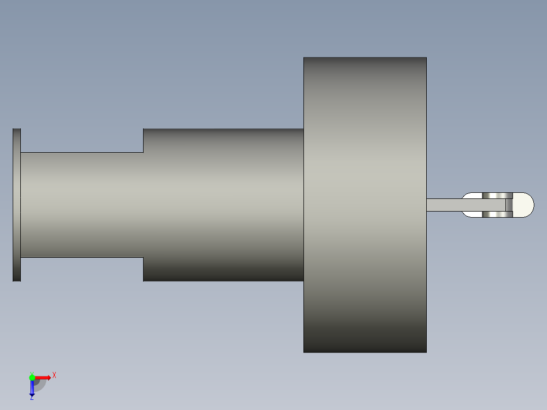 夹爪装配俯视图