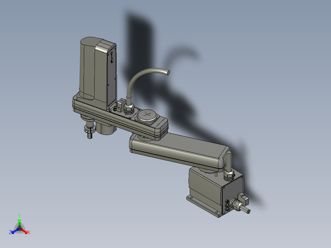 凹凸板ST1四轴机械手YK600XG-200-5L-RCX340-4-N-NS-4雅马哈主视图