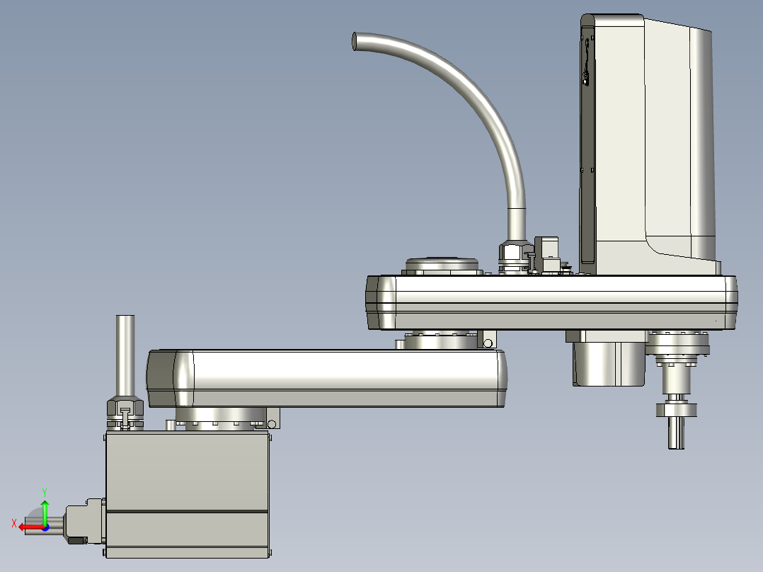 凹凸板ST1四轴机械手YK600XG-200-5L-RCX340-4-N-NS-4雅马哈后视图