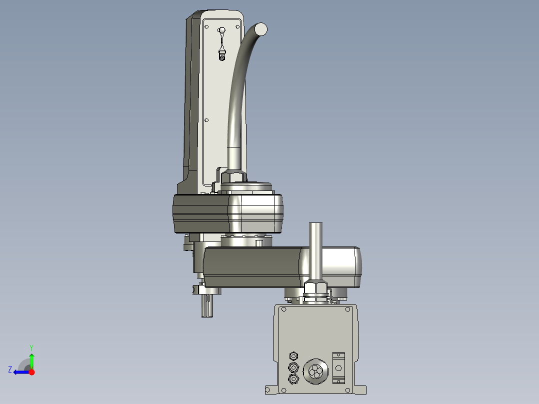 凹凸板ST1四轴机械手YK600XG-200-5L-RCX340-4-N-NS-4雅马哈右视图