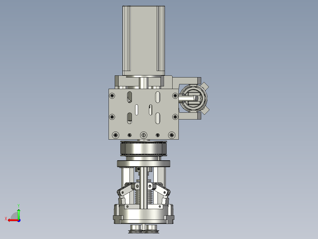 铆压床B-2后视图