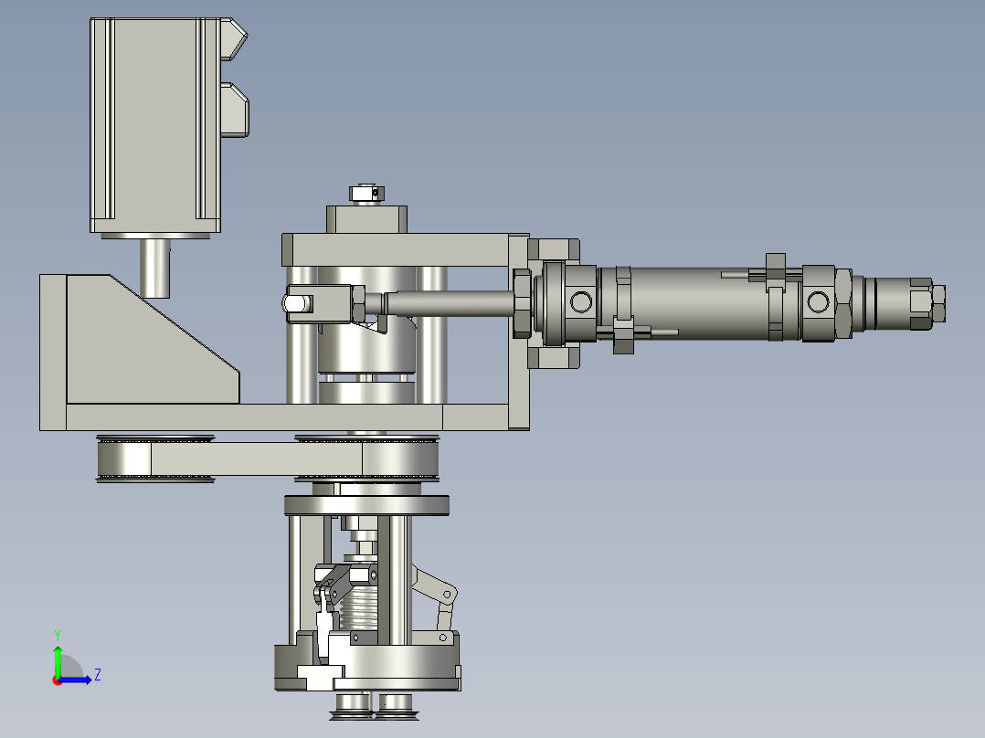 铆压床B-2左视图