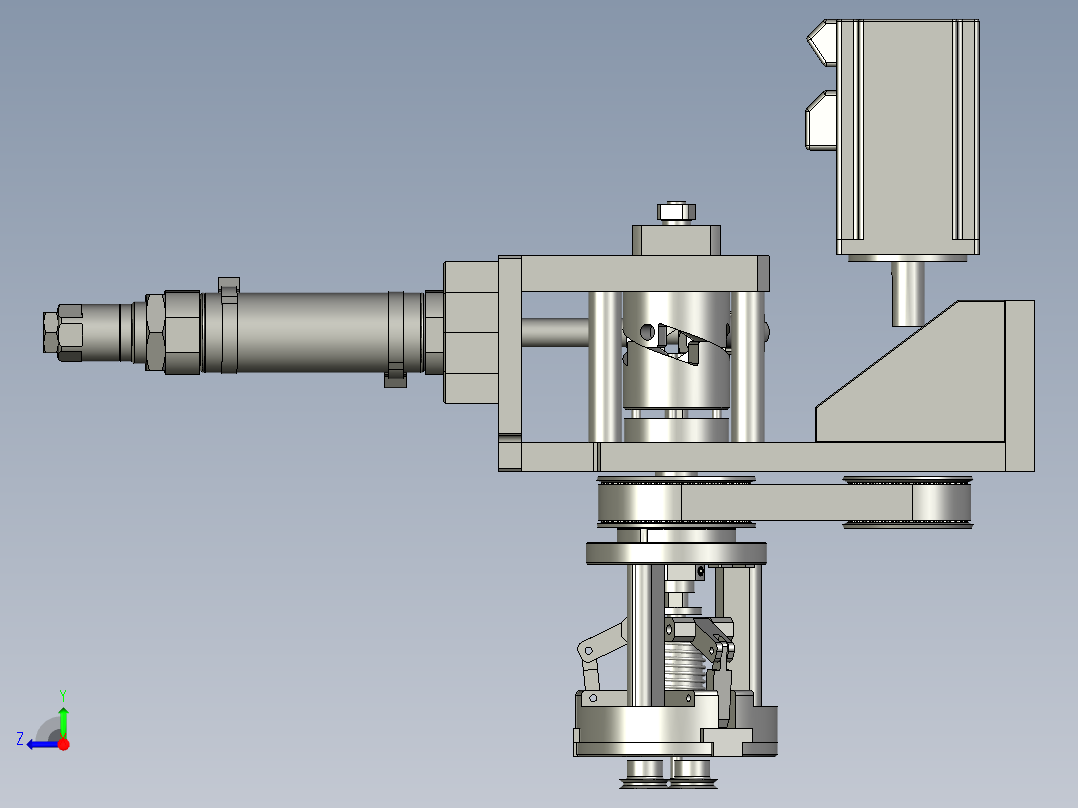 铆压床B-2右视图