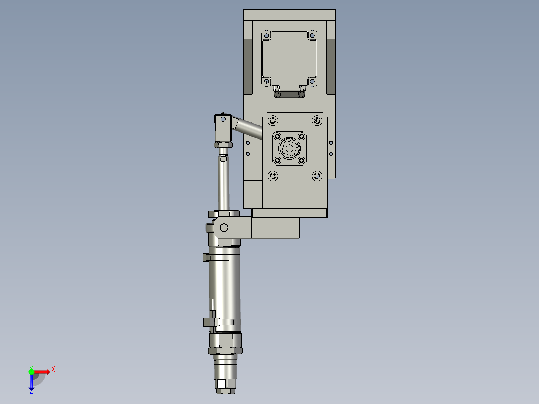 铆压床B-2俯视图