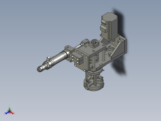 铆压床B-2正等轴测缩略图